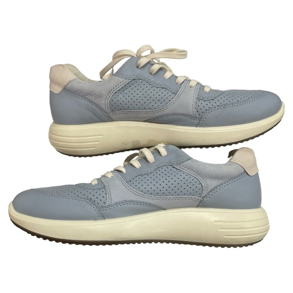 ECCO Women's Soft 7 Runner - Dusty Blue / Shadow White - Picture 2 of 7